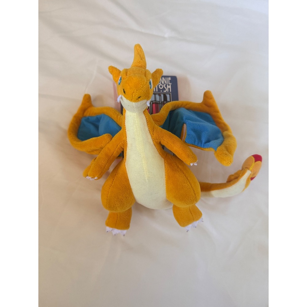 RARE Vintage 2014 Official Pokémon Center Mega Charizard Y 9" Poseable Wings Toy